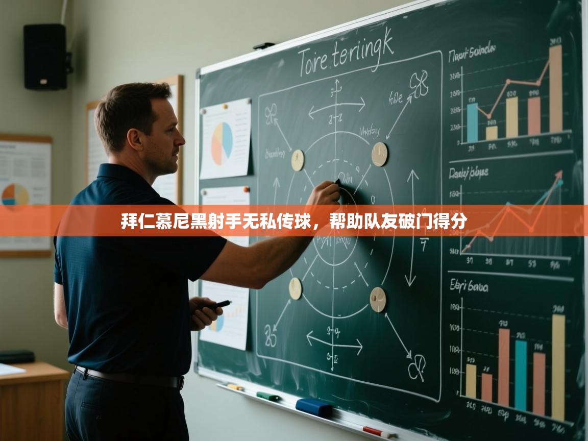 拜仁慕尼黑射手无私传球，帮助队友破门得分